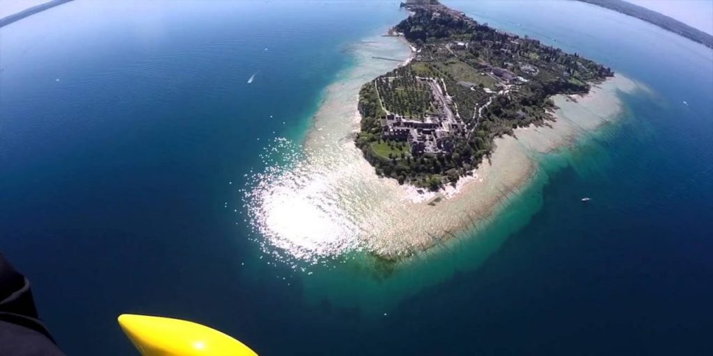 Addio al celibato in elicottero lago di Garda